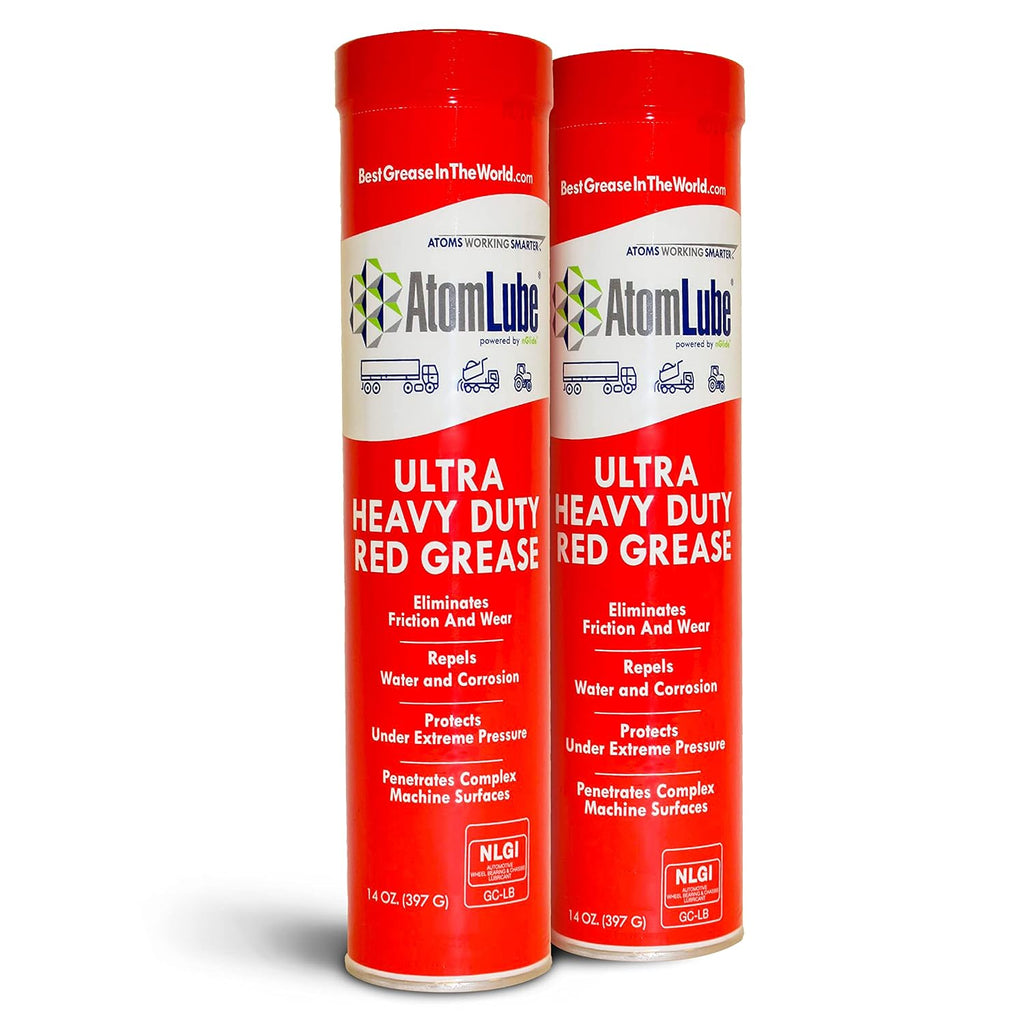 Ultra Heavy Duty Red Grease, 2-Pack of 14 oz Tubes