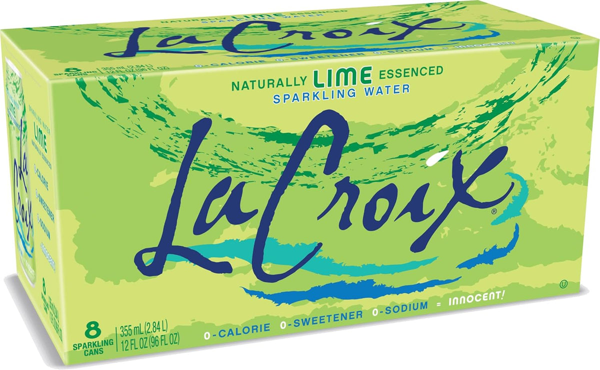 La Croix Sparkling Water, Lime, 12 Fl Oz