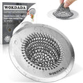 Revolutionary Kitchen Sink Drain Strainer/Patented Reversible Chain Mesh - kitchen sink drain strainer basket