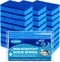 HOMEXCEL Sponges Kitchen 24pcs, Non-Scratch Scrub Dish Sponge Safe