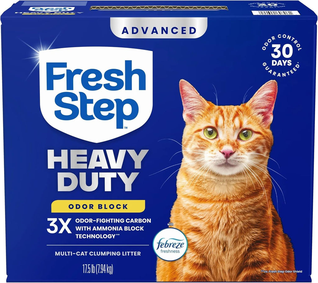 Fresh Step Heavy Duty Odor Block Advanced Multi Cat Clumping Litter