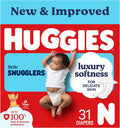 Huggies Size Newborn Diapers, Little Snugglers Baby Diapers, Size Newborn