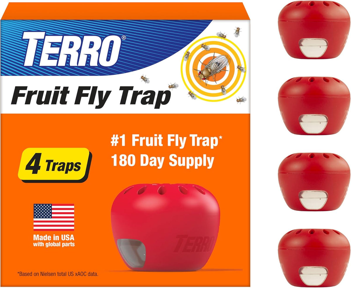 TERRO Fruit Fly Traps for Indoors