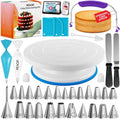 RFAQK 90PCs Cake Decorating Kit with Video Course for Beginners & Pros