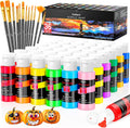 Caliart Acrylic Paint Set of 36 Colors with 12 Brushes