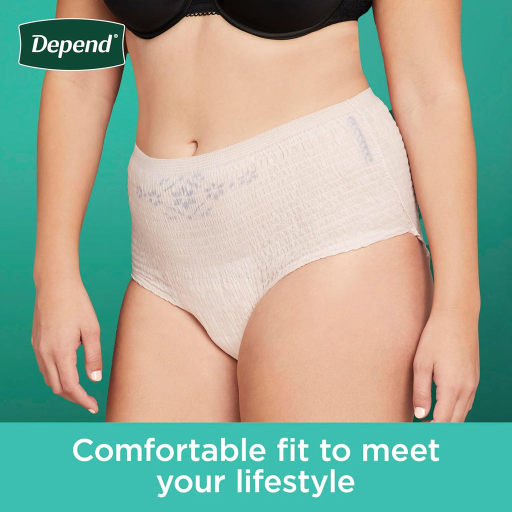 Depend Fresh Protection Adult Diapers, Incontinence & Postpartum Bladder Leak