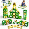56pcs Mini Magnetic Tiles Letters Alphabet Learning Travel Toy for Kids 3-8