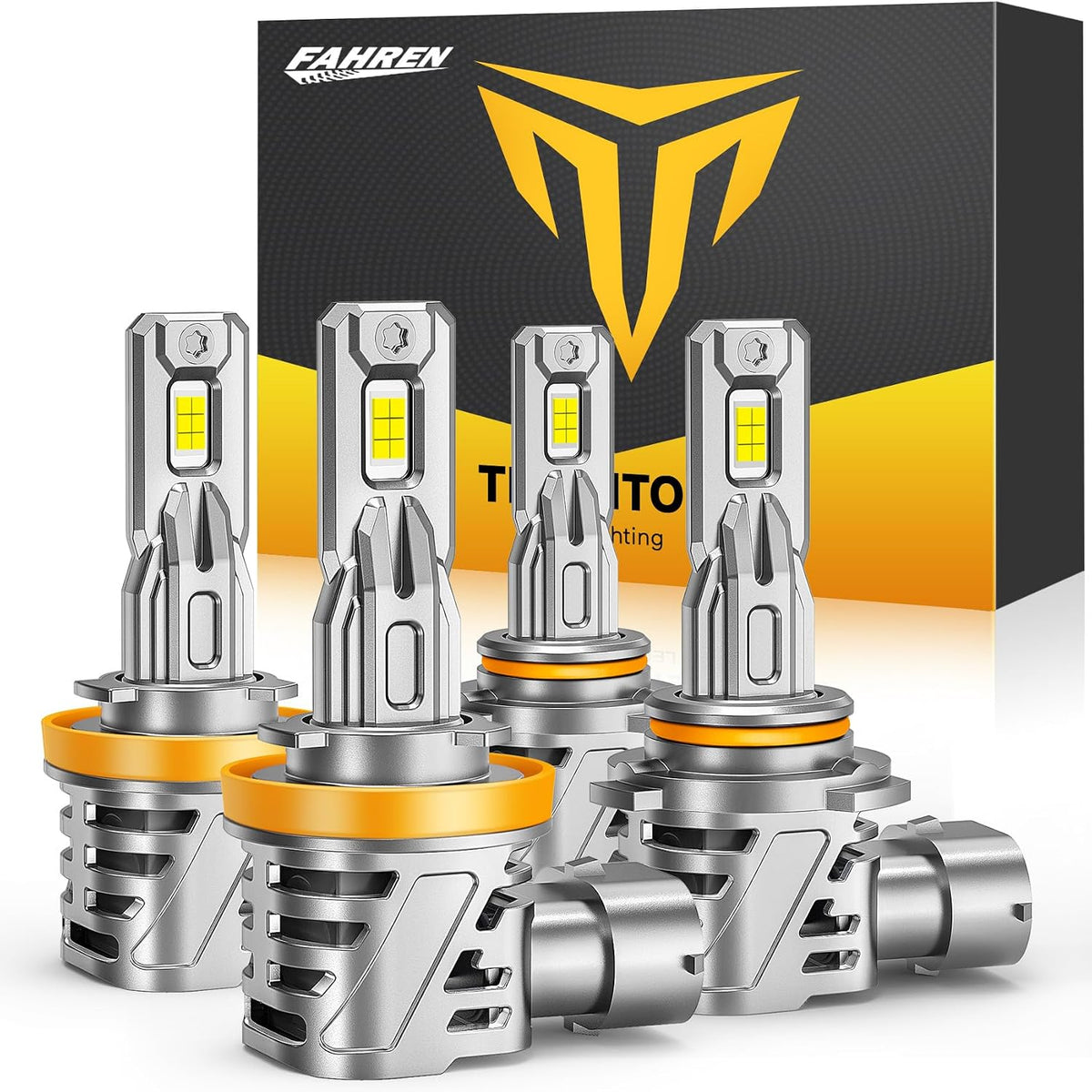 Ursprung 2026 𝐓𝐨𝐩-𝐆𝐫𝐚𝐝𝐞 H11/H9/H8 9005/HB3 Bulbs Combo, 14X Ultra Bright