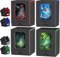 Mlikero 4 Pack Commander Deck Box, Card Deck Box, Commander Display