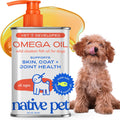 Native Pet Omega 3 Fish Oil for Dogs & Cats – Wild Alaskan Salmon Oil