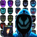JDBMAOYE LED Light Up Mask with Gesture Sensing,Perfect Gifts for Teen Boys