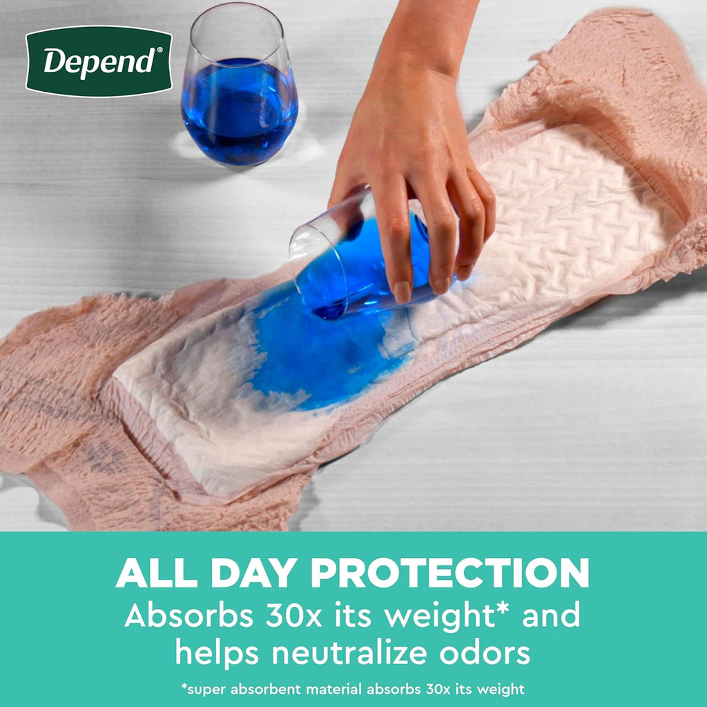 Depend Fresh Protection Adult Diapers, Incontinence & Postpartum Bladder Leak