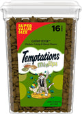 Temptations Cat Treats, Classic Crunchy and Soft Cat Treats, Catnip Fever - temptations cat treats calories