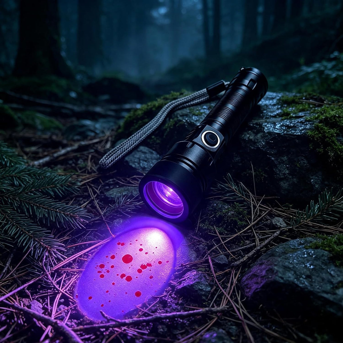 Blood Tracker Flashlight for Deer Hunting, Special Filter Blood Tracking Light