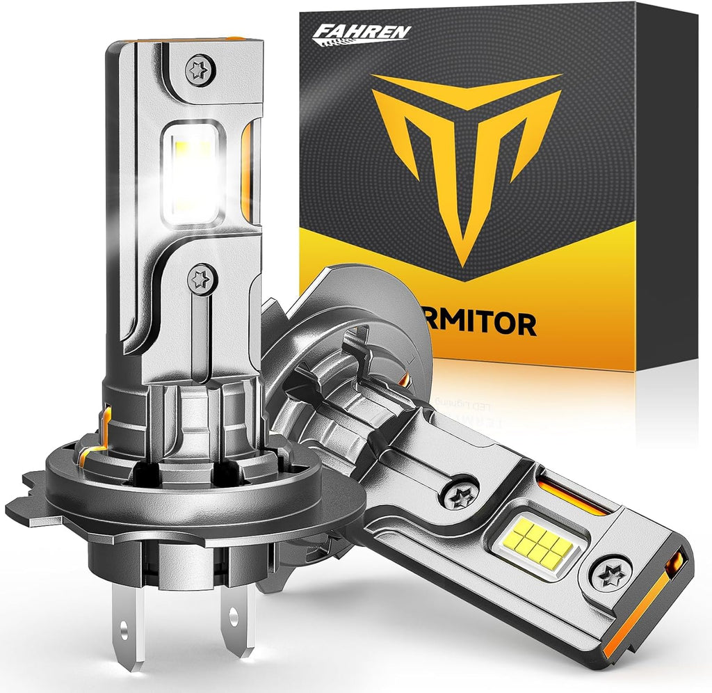 Termitor Latest H7/H7LL Light Bulbs, 90,000LM Super Brightness Bulbs, 70K+ Hours Lifespan