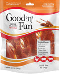 Good ’n‰۪ Fun Triple Flavor Wings Chews for All Dogs, 12 Ounces, Treat Your