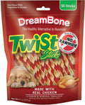 DreamBone Twist Sticks Chews for Dogs, 50 Count, Treat Your Dog