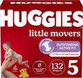 Huggies Size 5 Diapers, Little Movers Baby Diapers, Size 5
