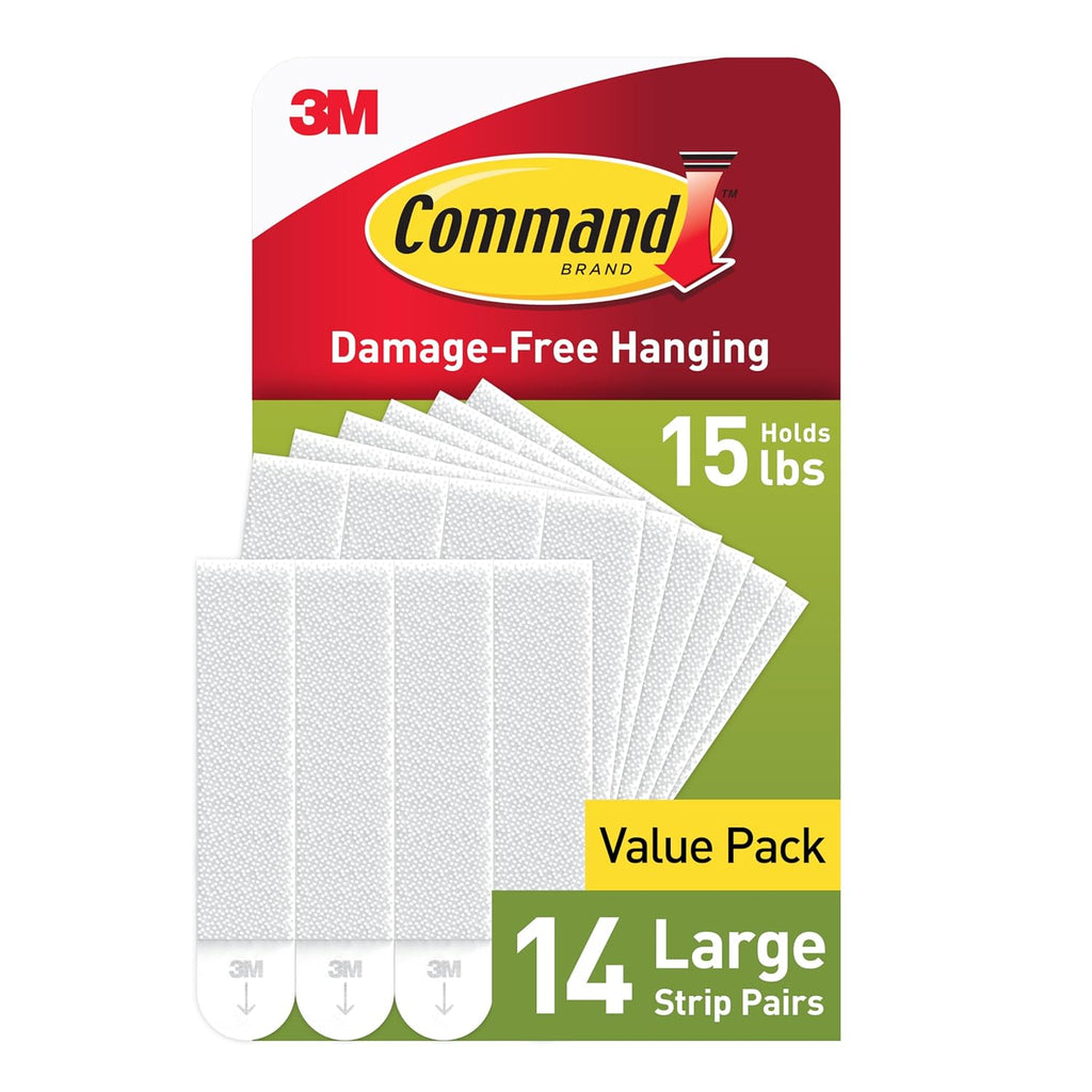 Command 15 lb Large Picture Hanging Strips 14 Pairs