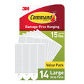 Command 15 lb Large Picture Hanging Strips 14 Pairs