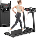 Treadmills for Home Walking Pad Machine- Foldable Treadmill with Handle Bar for Running