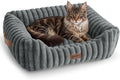 Orthopedic Large Cat Bed with Removable Washable Cover, 25x21''