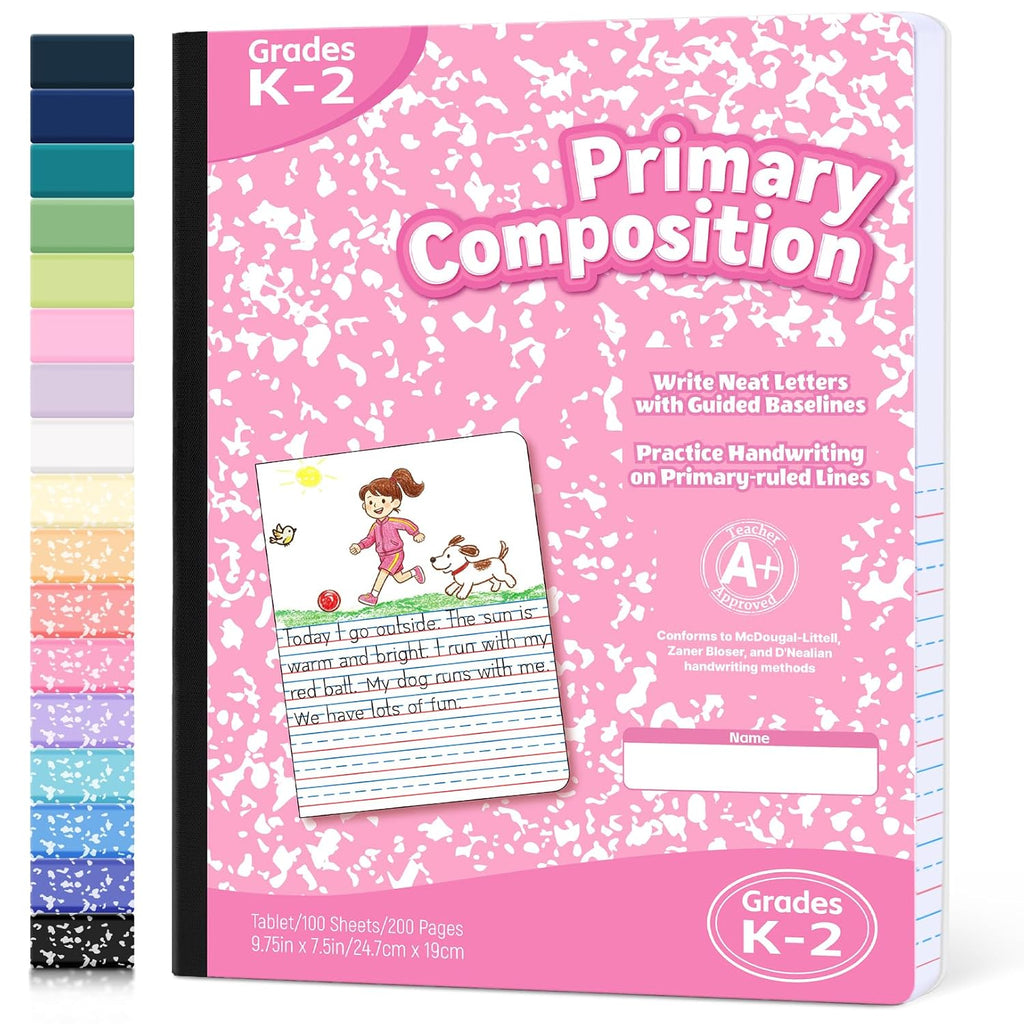 Forvencer Primary Composition Notebook K-2, Primary Journal Draw and Write - primary composition notebook kindergarten
