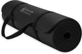 Gaiam Thick Yoga Mat, Exercise & Fitness Mat with Easy-Cinch Carrying Strap