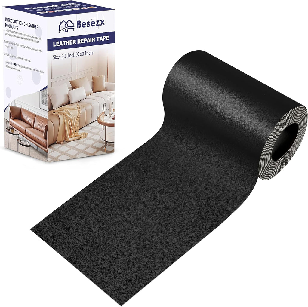 Besezx Leather Repair Patch Tape Kit, Self Adhesive Leather Repair