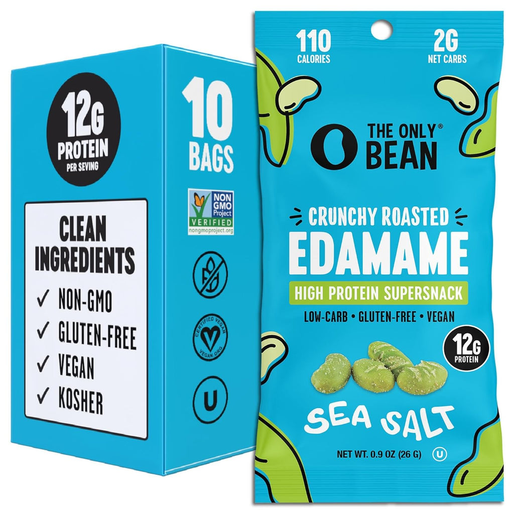 The Only Bean Crunchy Dry Roasted Edamame Snacks