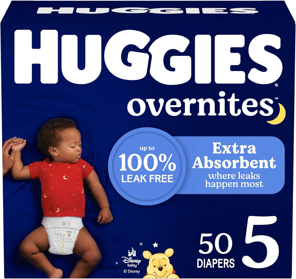 Huggies Overnites Size 5 Overnight Diapers