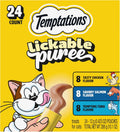 Temptations Creamy Puree Squeezable Lickable Cat Treats, Wet Cat Treats