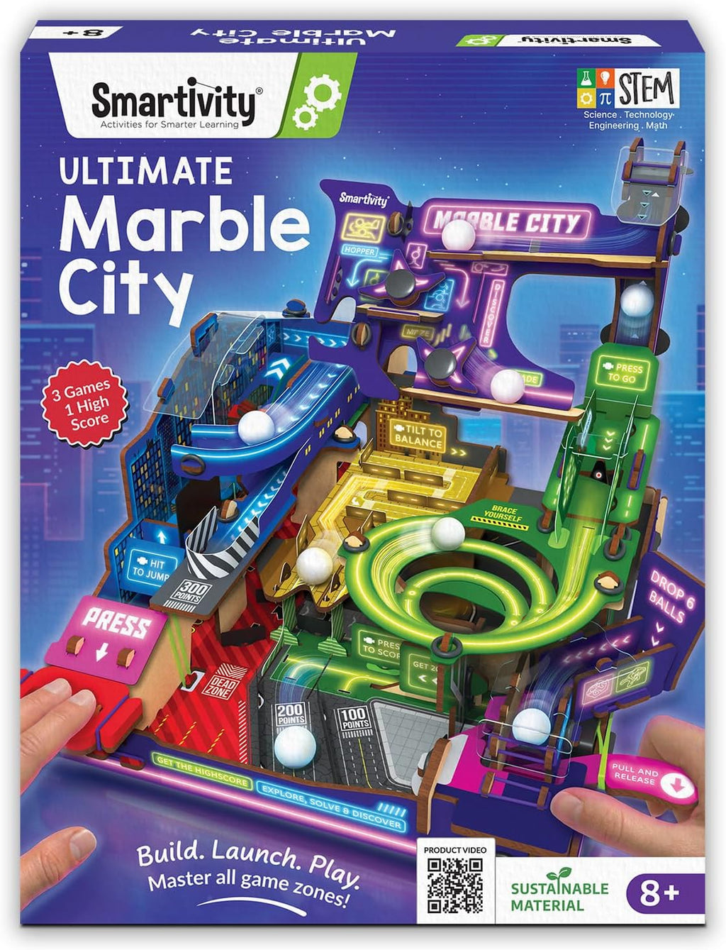 Smartivity Ultimate Marble City for Kids 8-14 Years