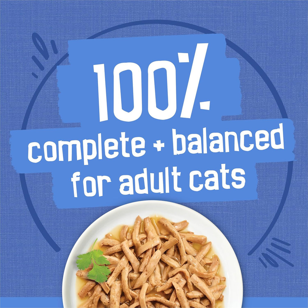 Purina Friskies Wet Cat Food Variety Pack, Shreds With Beef, Turkey
