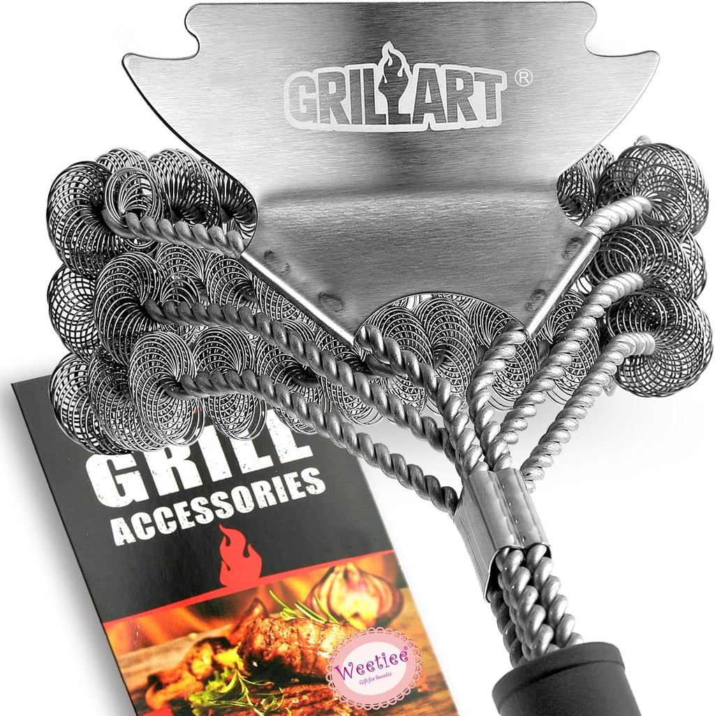 Grill Brush and Scraper Bristle Free – Safe BBQ Brush for Grill – 18''