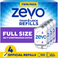 Zevo Flying Insect Trap Official Refill Cartridges - Fits Both Zevo Trap