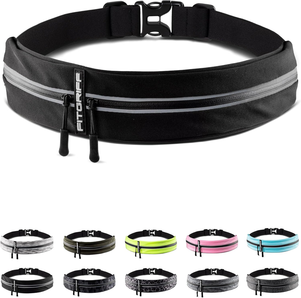 Fitgriff® Running Belt for Men & Women - Secure Jogging Pouch for Phone
