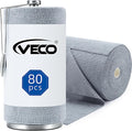 Veco Tear-Away Microfiber Cleaning Cloth Roll with Stainless Steel Holder