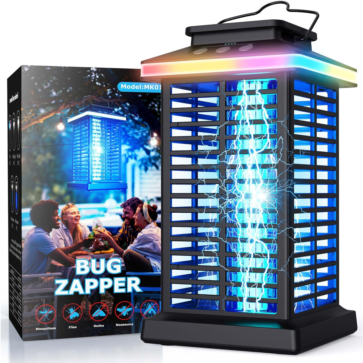 Bug Zapper Outdoor, Mosquito Zapper 3 in 1 Rechargeable Bug Zapper Outdoor - bug zapper outdoor electric