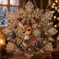 LJSCQF Christmas Pearl Diamond Painting Suncatcher Kit, DIY Craft - christmas pearl diamond painting art kit with frame